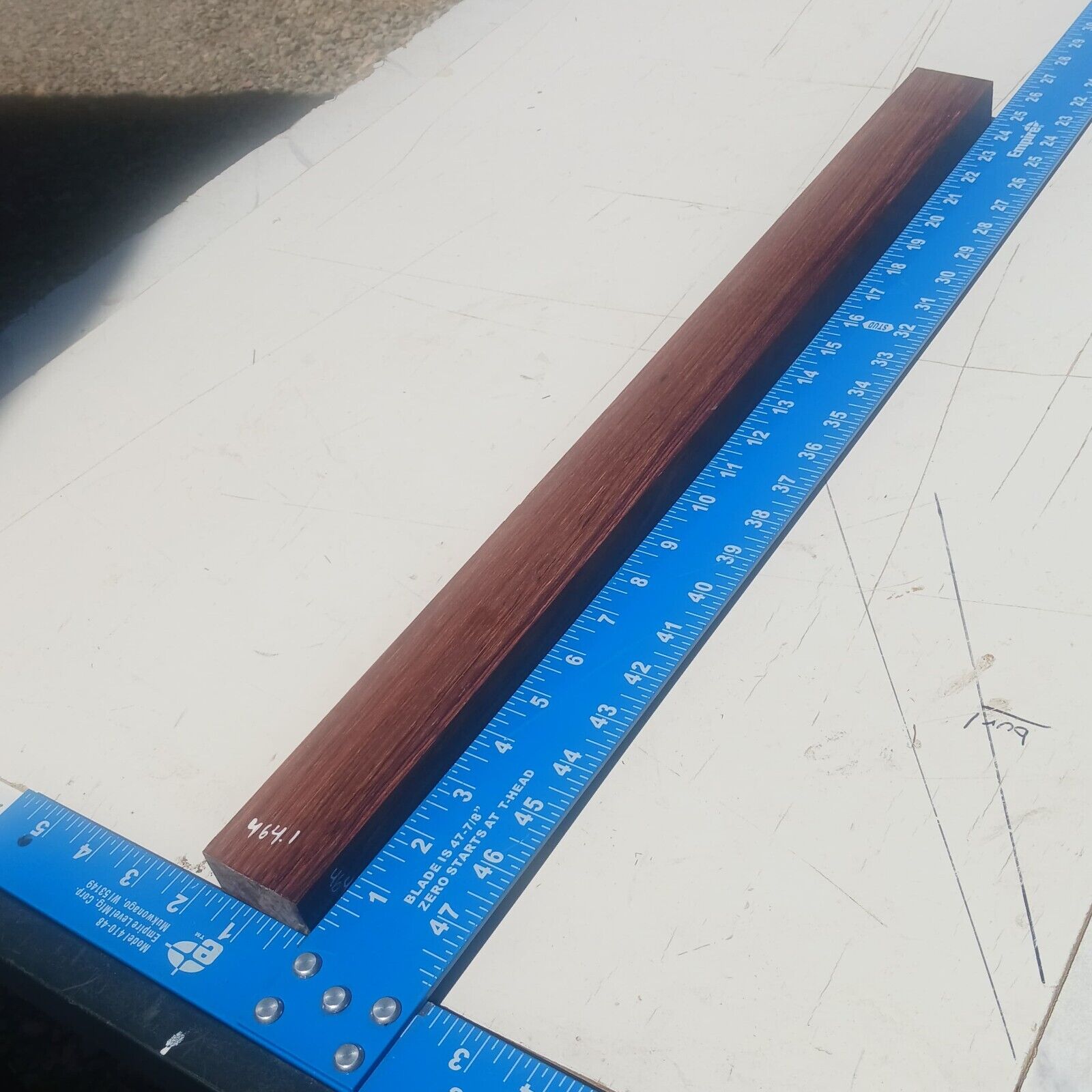 Honduran Rosewood G1 1.125x1.875x24.75 Blank Wood for Woodworking Projects 4 Honduran Rosewood G1 1.125x1.875x24.75 Blank Wood for Woodworking Projects - Image 4