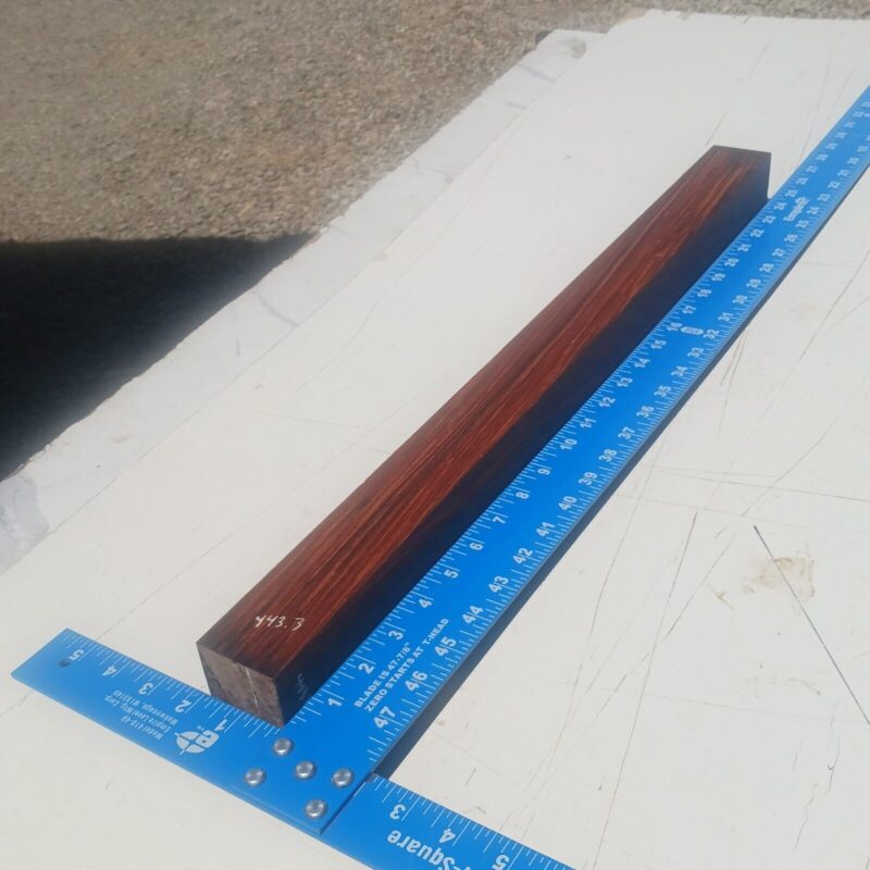Mexican Cocobolo G1 1.875x2x24.25 Blank Wood for Woodworking Projects 5 57 824