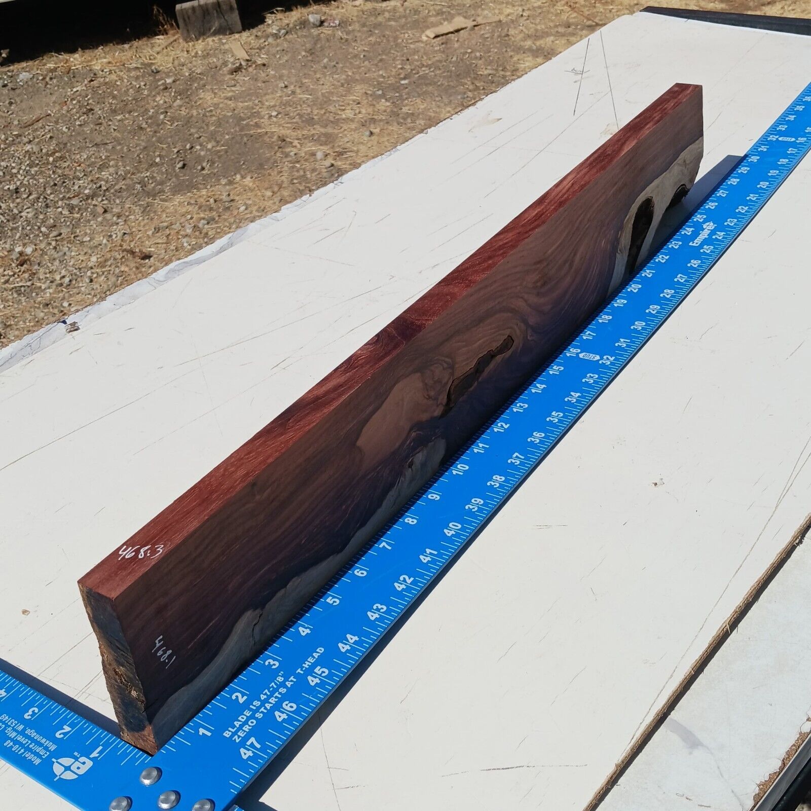 Honduran Rosewood G1 0.875x4.25x26.25 Blank Wood for Woodworking Projects 2 Honduran Rosewood G1 0.875x4.25x26.25 Blank Wood for Woodworking Projects - Image 2