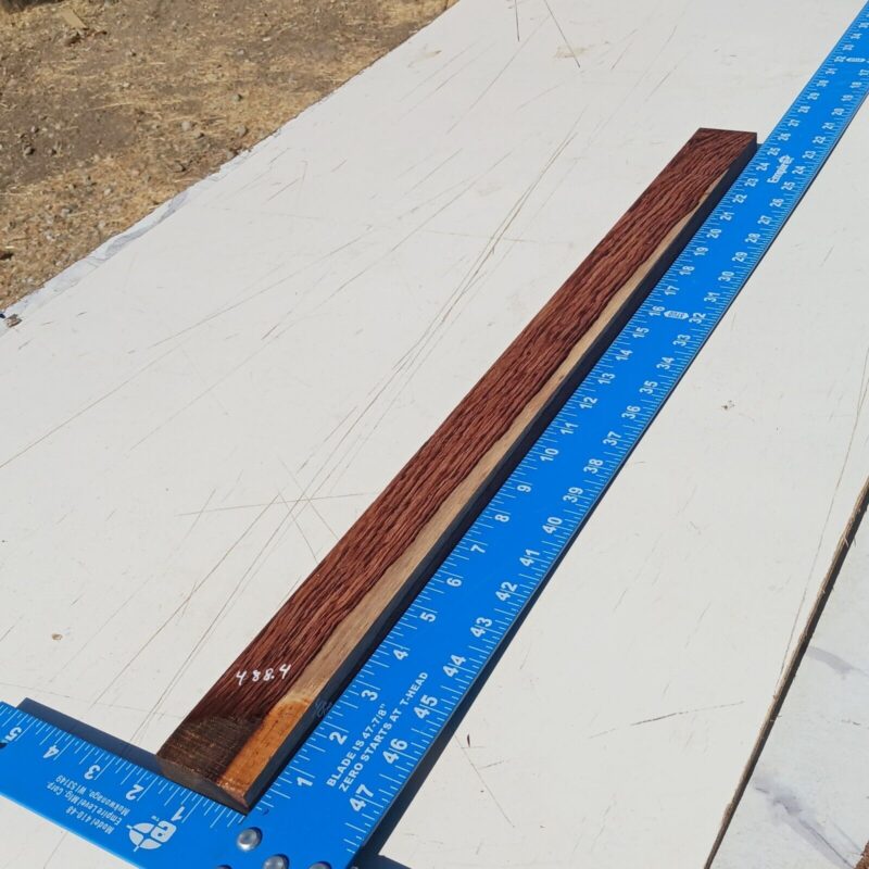 Honduran Rosewood G1 0.875x1.75x24.875 Blank Wood for Woodworking Projects