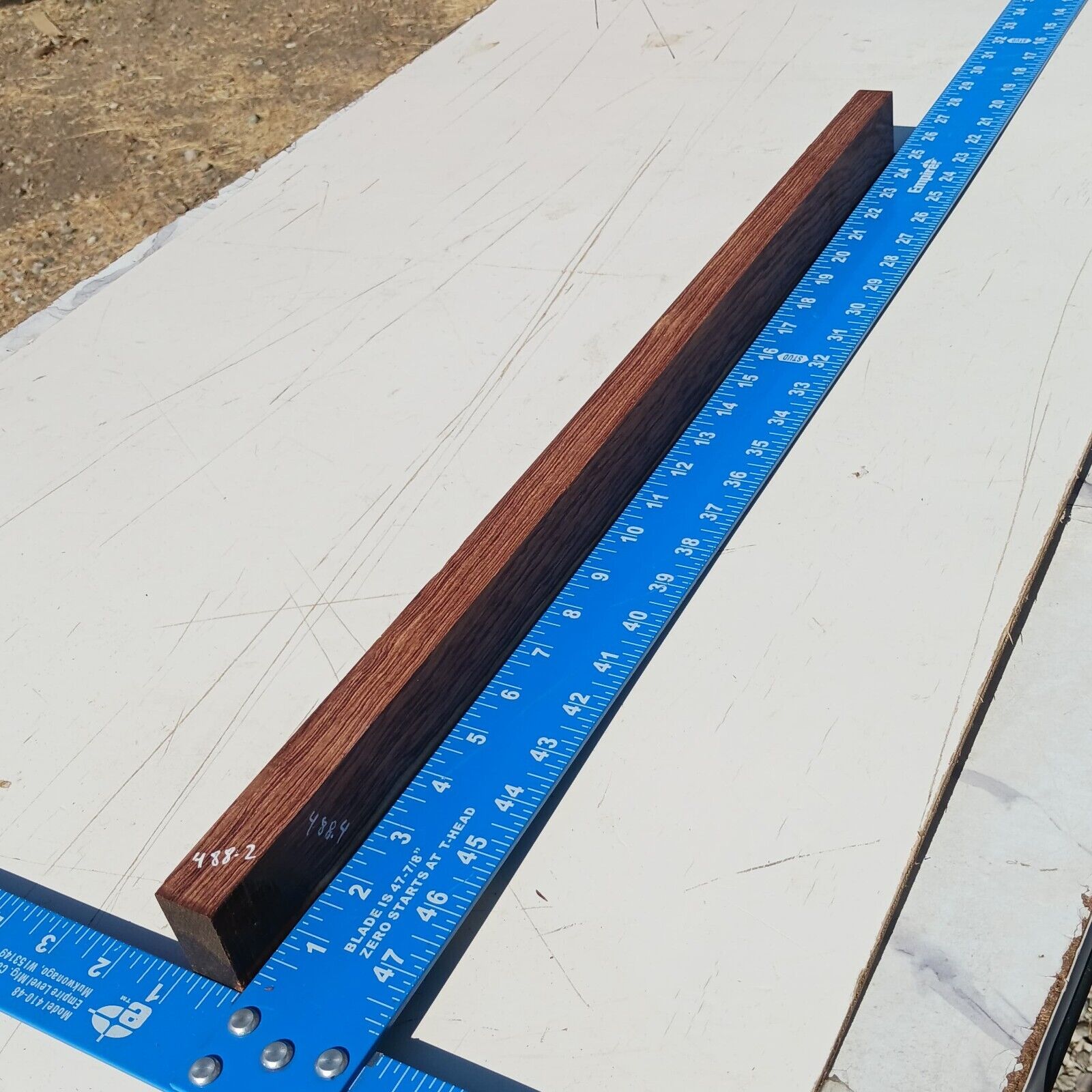 Honduran Rosewood G1 0.875x1.75x24.875 Blank Wood for Woodworking Projects 2 Honduran Rosewood G1 0.875x1.75x24.875 Blank Wood for Woodworking Projects - Image 2