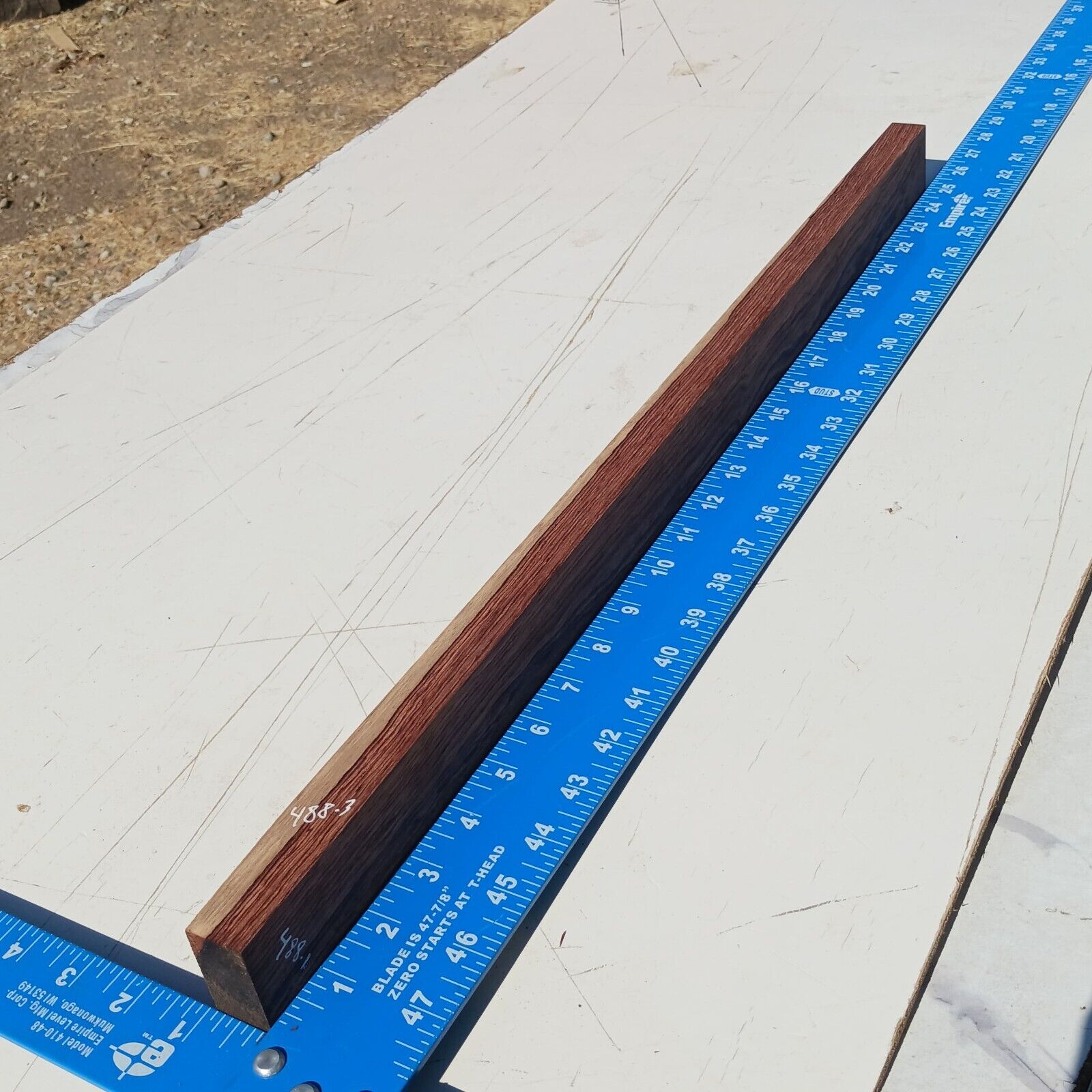 Honduran Rosewood G1 0.875x1.75x24.875 Blank Wood for Woodworking Projects 3 Honduran Rosewood G1 0.875x1.75x24.875 Blank Wood for Woodworking Projects - Image 3
