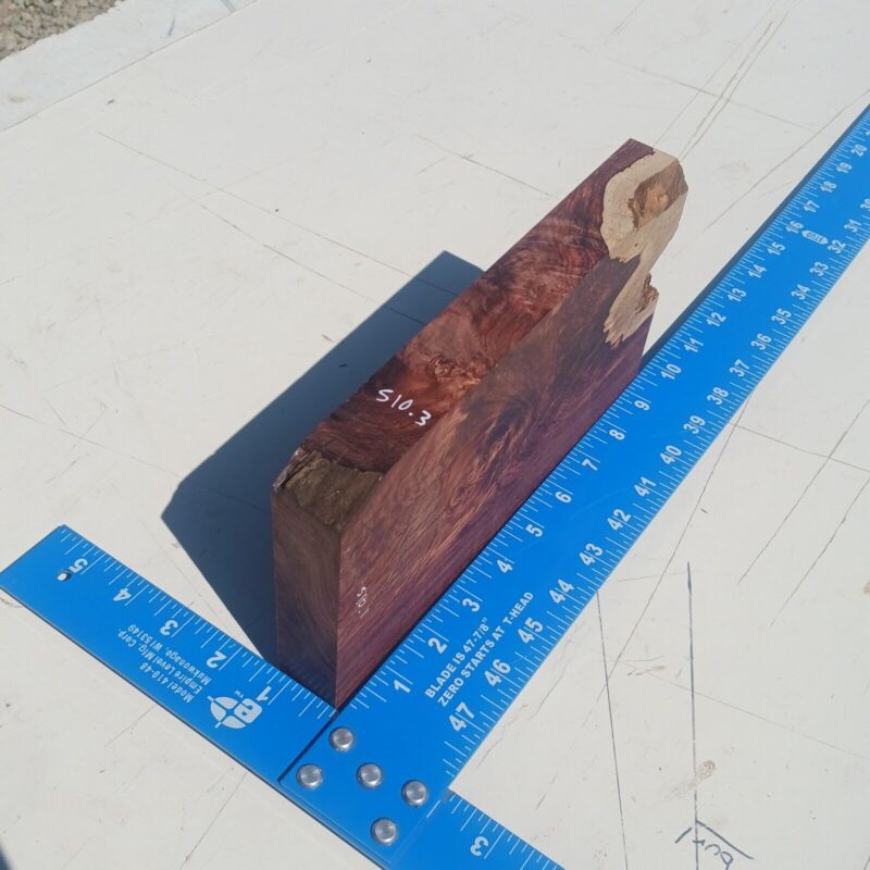 Honduran Rosewood Burl G3 1.125x5.375x9.5 Blank Wood for Woodworking Projects 5 57 932