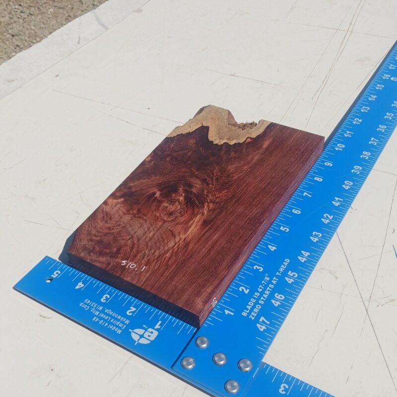 Honduran Rosewood Burl G3 1.125x5.375x9.5 Blank Wood for Woodworking Projects 6 57 933