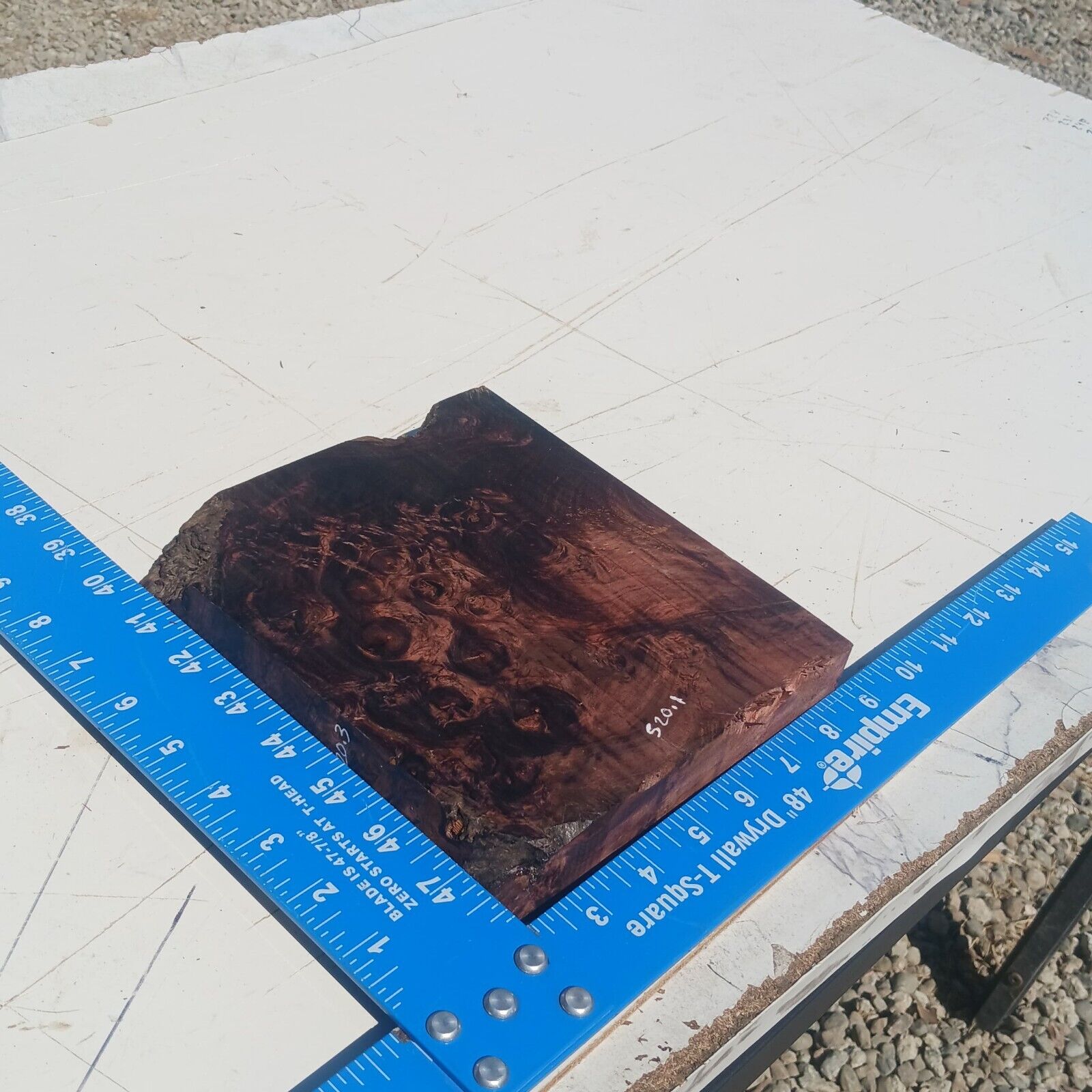 Honduran Rosewood Burl G2 1.375x6.75x7.75 Blank Wood for Woodworking Projects 1 Honduran Rosewood Burl G2 1.375x6.75x7.75 Blank Wood for Woodworking Projects
