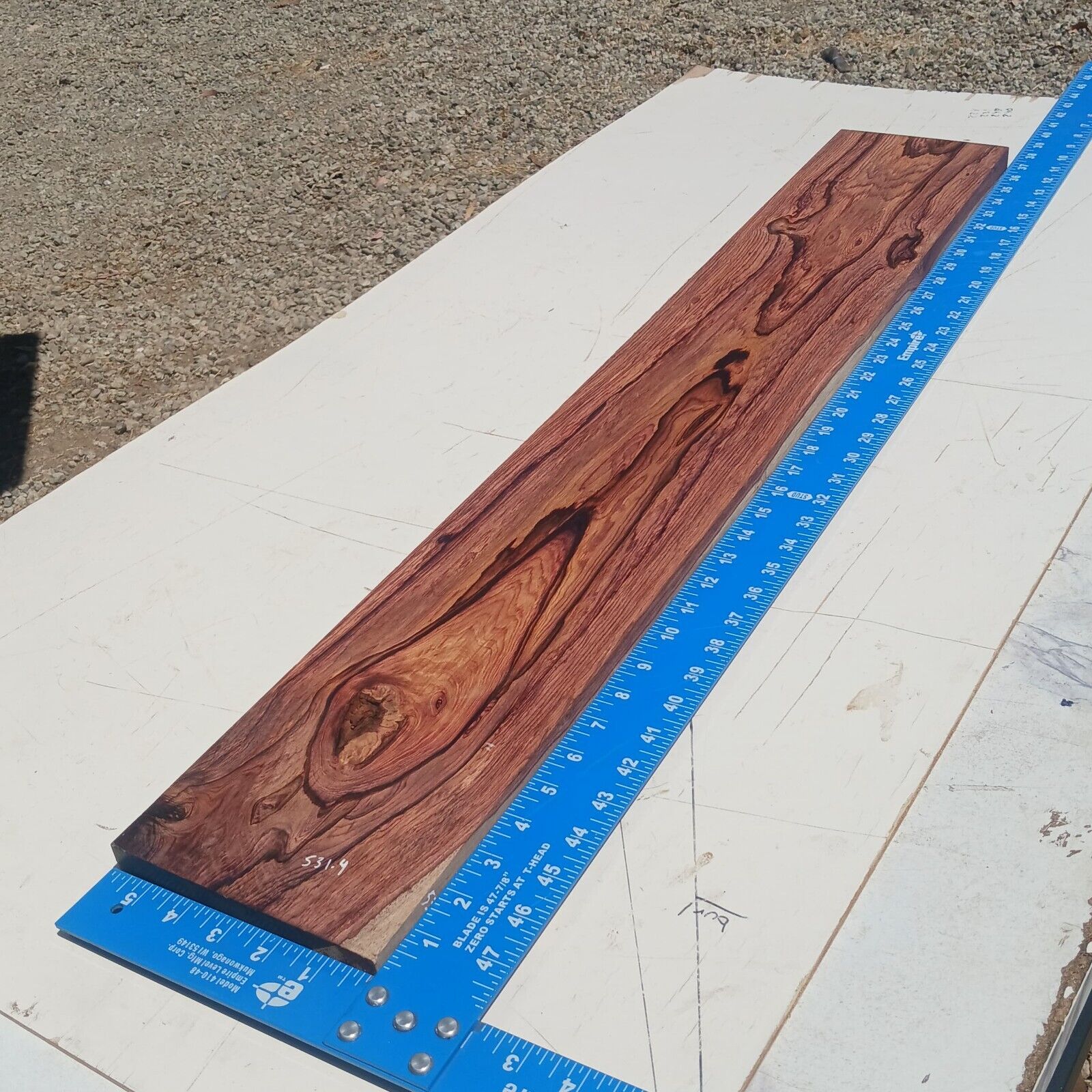 Honduran Rosewood G1 1x5.875x37 Blank Wood for Woodworking Projects 1 Honduran Rosewood G1 1x5.875x37 Blank Wood for Woodworking Projects