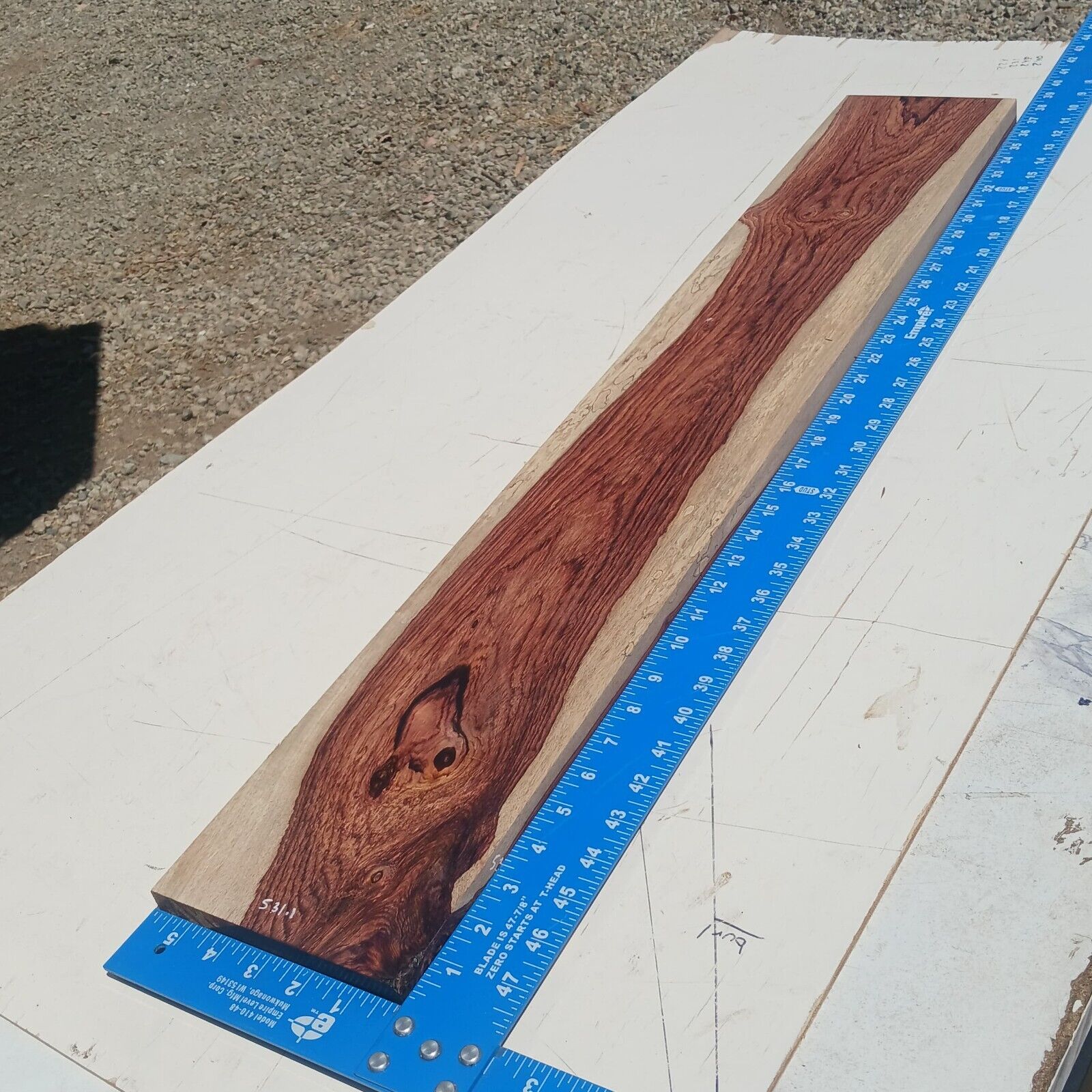 Honduran Rosewood G1 1x5.875x37 Blank Wood for Woodworking Projects 3 Honduran Rosewood G1 1x5.875x37 Blank Wood for Woodworking Projects - Image 3