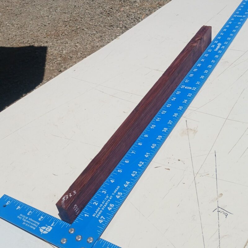 Honduran Rosewood G3 0.75x2.125x24.75 Blank Wood for Woodworking Projects 5 57 988
