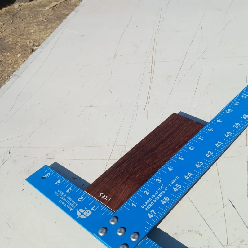 Honduran Rosewood G2 0.875x0.875x25.25 Blank Wood for Woodworking Projects 7 586.4