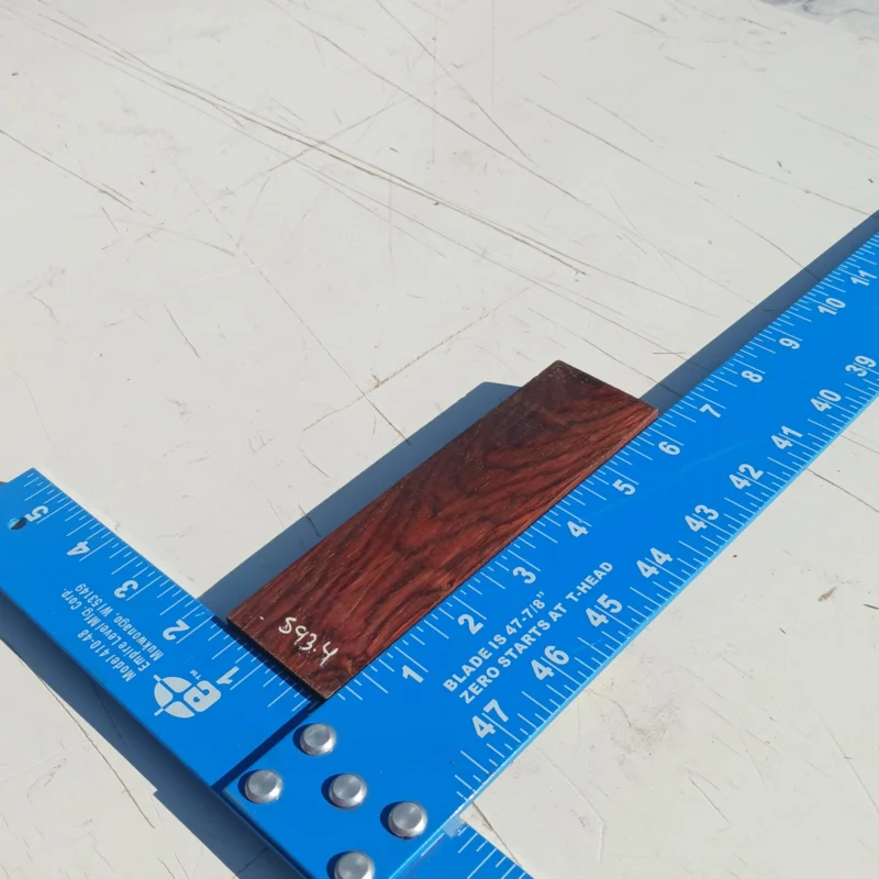 Braziliian Rosewood G1 0.5x5.5x19.125 Blank Wood for Woodworking Projects 7 593.4