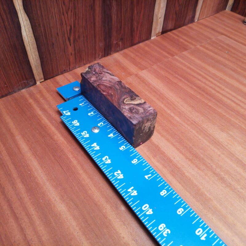 With Brazilian Rosewood Burl, you can create everything from luxury coasters to delightful artisan spoons. Whether you’re crafting stunning picture frames or unique bottle stoppers, each piece promises to wow your guests. Your guests might just forget your bad jokes when they’re mesmerized by your high-end, wood-turned creations. Plus, these simple wood accents transform everyday items into conversational masterpieces! This piece of Brazilian Rosewood Burl measures 1.4 inches by 2.0 inches by 5.1 inches, offering a high-quality option for a variety of woodworking projects.