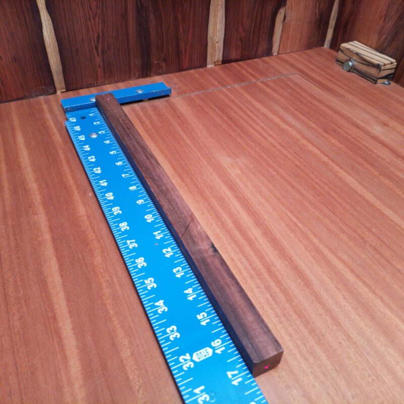 With a piece of Brazilian Rosewood, you can craft everything from luxurious drawer pulls to custom guitar necks. Picture chic desk organizers or elegant candle holders brightening your space. This versatile wood transforms into stylish napkin rings and unique wine bottle stoppers, showing off the beauty of nature in every form—perfect to impress friends or add flair to your home! This piece of Brazilian Rosewood measures 0.9 inches by 0.9 inches by 16.9 inches, offering a high-quality option for a variety of woodworking projects.