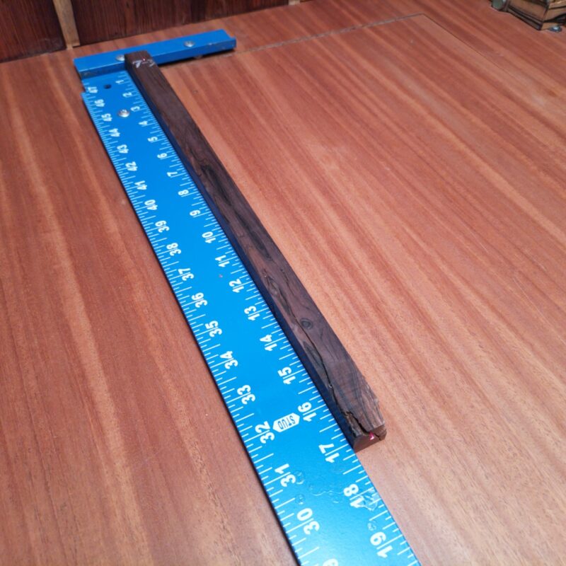 Brazilian Rosewood 0.8" X 0.8" X 17.0" Wood Blank for Woodworking Projects - BRDL001086 7 With a slice of Brazilian Rosewood that could turn into a custom guitar neck, a high-end picture frame, or even elegant coasters, you’re bound to impress. Imagine sculptural centerpieces stealing the show at dinner parties and bespoke button embellishments giving all your outfits a touch of luxury. Plus, don’t forget that handcrafted pen that will make signing checks feel like a royal affair! Who knew wood could be so much fun? This piece of Brazilian Rosewood measures 0.8 inches by 0.8 inches by 17.0 inches, offering a high-quality option for a variety of woodworking projects.