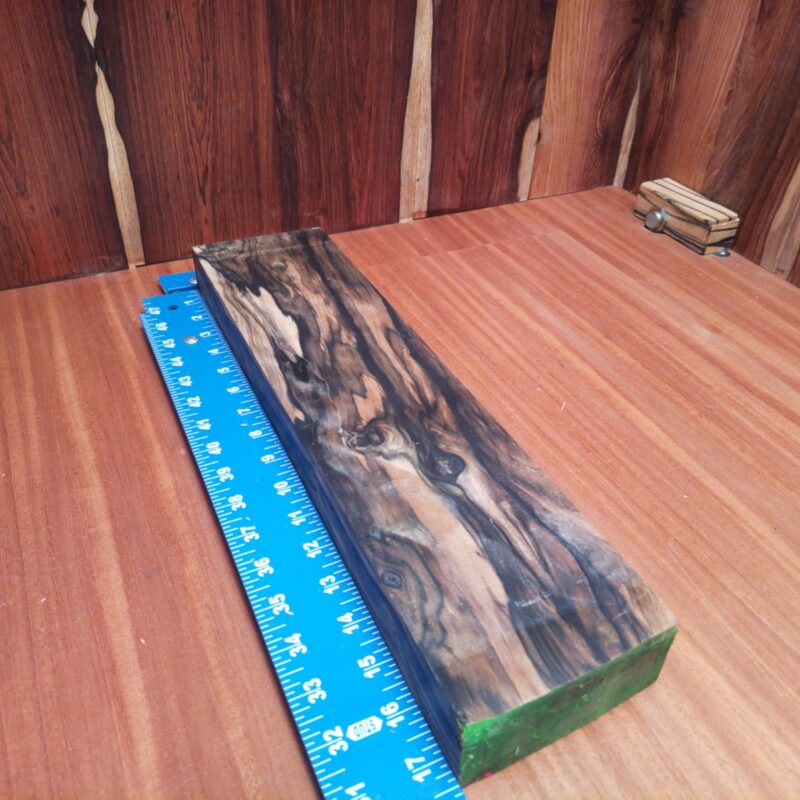 This Black and White Ebony G1 is perfect for crafting your knife handles or those fancy pens you keep dropping! Need that wow-factor for your business cards? Custom drawer pulls can save the day. Plus, don’t forget about those elegant coasters that'll keep your table unscathed! It’s not just wood, it’s a conversation starter! This piece of Black and White Ebony measures 1.6 inches by 4.2 inches by 17.3 inches, offering a high-quality option for a variety of woodworking projects.