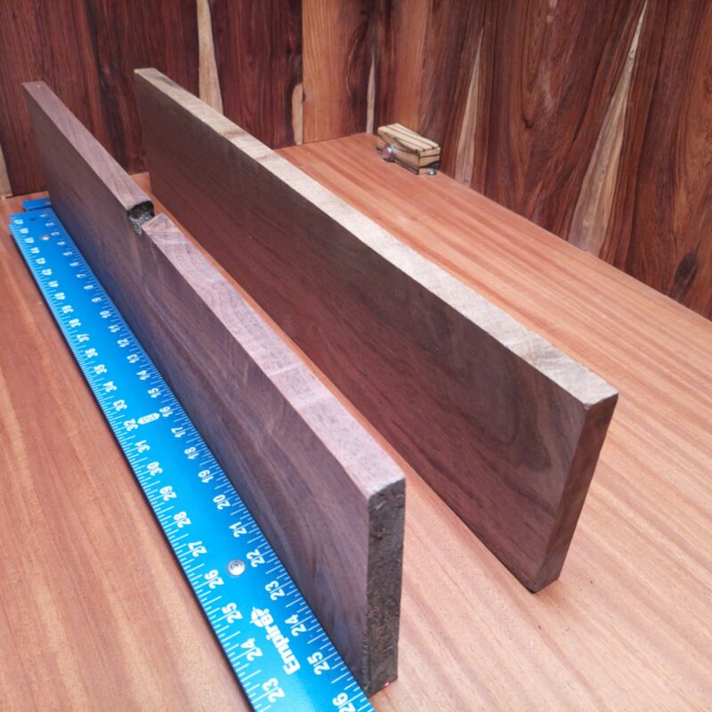 Transform your Claro Walnut into a masterpiece! Imagine a stunning picture frame, elegant desk organizer, or a unique cutting board that just screams luxury. With possibilities like artisanal coasters and even innovative plant holders, your wood could make friends weave tales of beauty or envy. Don’t forget the hand-carved cheese board that practically begs for a gourmet spread! This piece of Claro Walnut measures 0.9 inches by 11.5 inches by 25.6 inches, offering a high-quality option for a variety of woodworking projects.