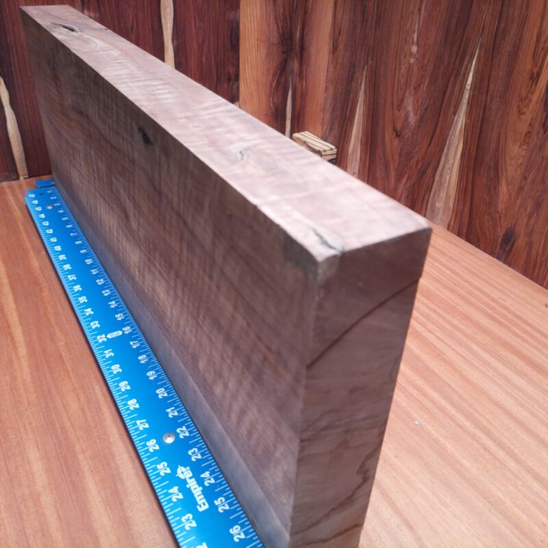 With Claro Walnut, you can craft a custom serving tray that would make even the fanciest of parties jealous! Or perhaps a unique bookend that not only holds books but also turns into a sculptural centerpiece. Don’t forget the elegant lamp base that doubles as mood lighting—or the artisanal candle holder perfect for those romantic dinners. And if you're feeling adventurous, why not create a wooden phone stand that steals the show? This piece of Claro Walnut measures 2.4 inches by 10.5 inches by 27.6 inches, offering a high-quality option for a variety of woodworking projects.