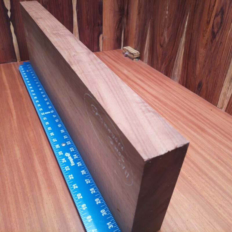 Claro Walnut 2.4" X 9.8" X 32.5" Wood Blank for Woodworking Projects - CWDL001229 5 Transform that Claro Walnut into a stunning charcuterie board or a rustic coat rack! Why not craft a wooden jewelry box or a decorative candle holder? With a touch of creativity, you can showcase your favorite memories in custom picture frames while adding a luxurious wine rack to your dining area! The possibilities are endless with this high-end wood. This piece of Claro Walnut measures 2.4 inches by 9.8 inches by 32.5 inches, offering a high-quality option for a variety of woodworking projects.