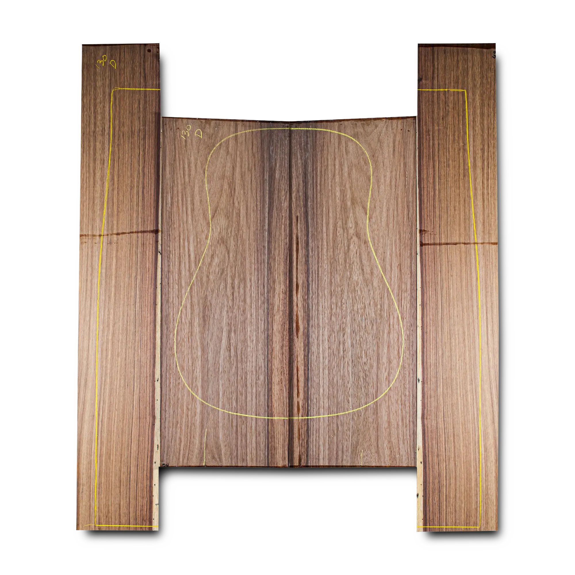 Granadillo Acoustic Guitar Back and Sides Dreadnought (DT) Set - GODT000552 1 Granadillo Acoustic Guitar Back and Sides Dreadnought (DT) Set - GODT000552