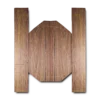Granadillo Acoustic Guitar Back and Sides Dreadnought (DT) Set - GODT000591 3 GODT000591 1.5