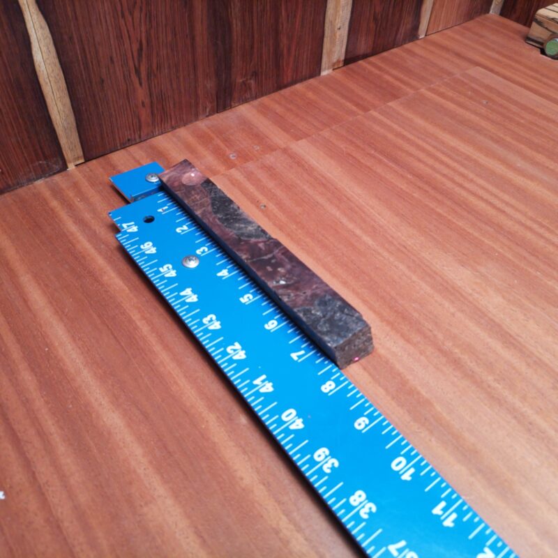 Transform that Honduran Rosewood Burl into a showstopper! Picture your custom guitar bridge, luxury phone docking station, or high-end keychains making their debut. Whether it’s artistic drawer pulls or unique clock faces, this wood is bound to steal the show - just like someone at a family reunion bringing the best casserole! This piece of Honduran Rosewood Burl measures 1.0 inches by 0.8 inches by 7.5 inches, offering a high-quality option for a variety of woodworking projects.