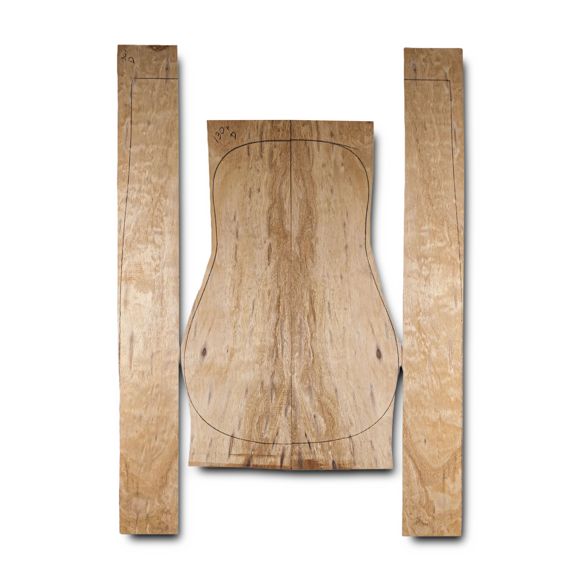 Honduran Mahogany Acoustic Guitar Back and Sides Dreadnought (DT) Set - HMDT000470 1 Honduran Mahogany Acoustic Guitar Back and Sides Dreadnought (DT) Set - HMDT000470