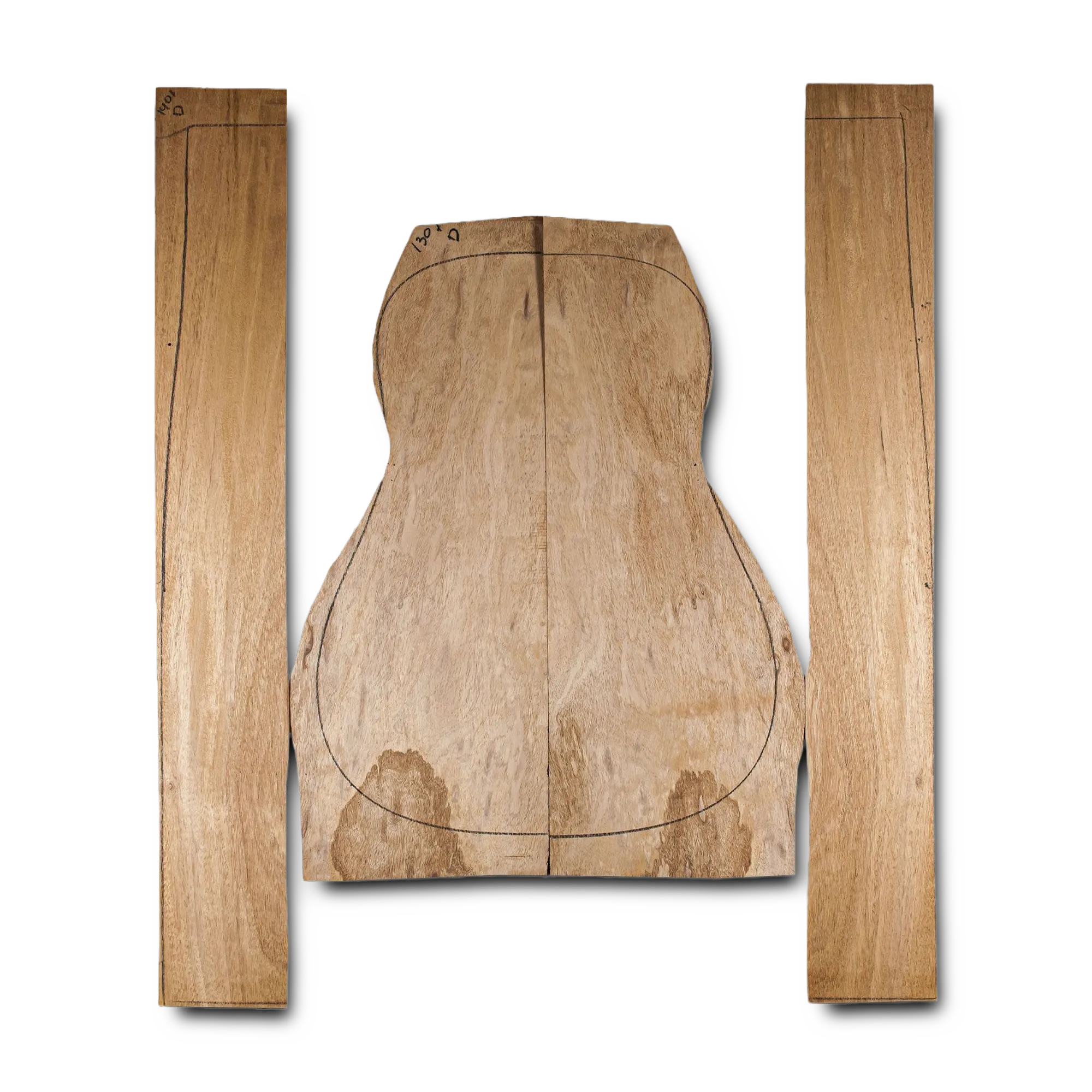 Honduran Mahogany Acoustic Guitar Back and Sides Dreadnought (DT) Set - HMDT000474 1 Honduran Mahogany Acoustic Guitar Back and Sides Dreadnought (DT) Set - HMDT000474