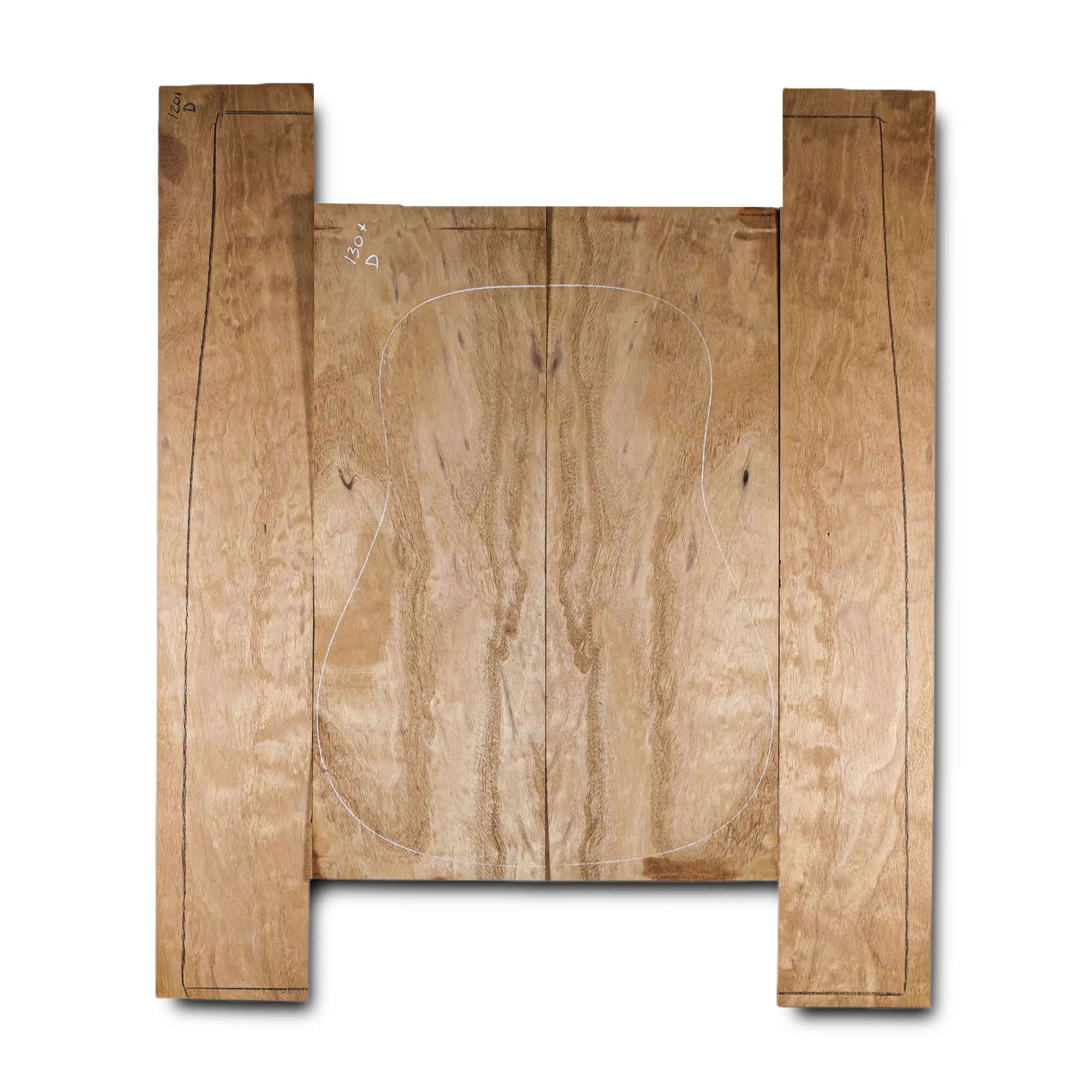Honduran Mahogany Acoustic Guitar Back and Sides Dreadnought (DT) Set - HMDT000526 1 Honduran Mahogany Acoustic Guitar Back and Sides Dreadnought (DT) Set - HMDT000526