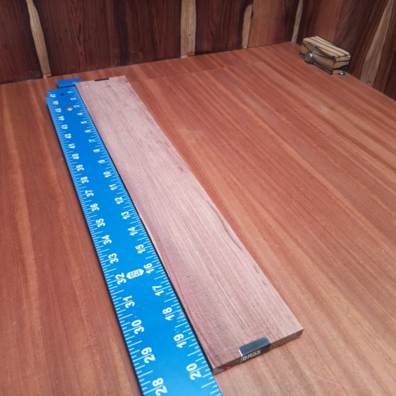 Unlock the potential of your next acoustic masterpiece with this stunning Honduran Rosewood fingerboards blank. Known for its rich tones and striking appearance, this rift sawn piece is a favorite among luthiers for both aesthetic appeal and sound quality. You'll appreciate its stable grain structure, perfect for enhancing tonal clarity and resonance. Get ready to craft a fingerboard that not only impresses visually but also sounds magnificent! It is a Honduran Rosewood Acoustic Rift Sawn fingerboard blank with dimensions of 20.2 x 3.1 x 0.4 inches.