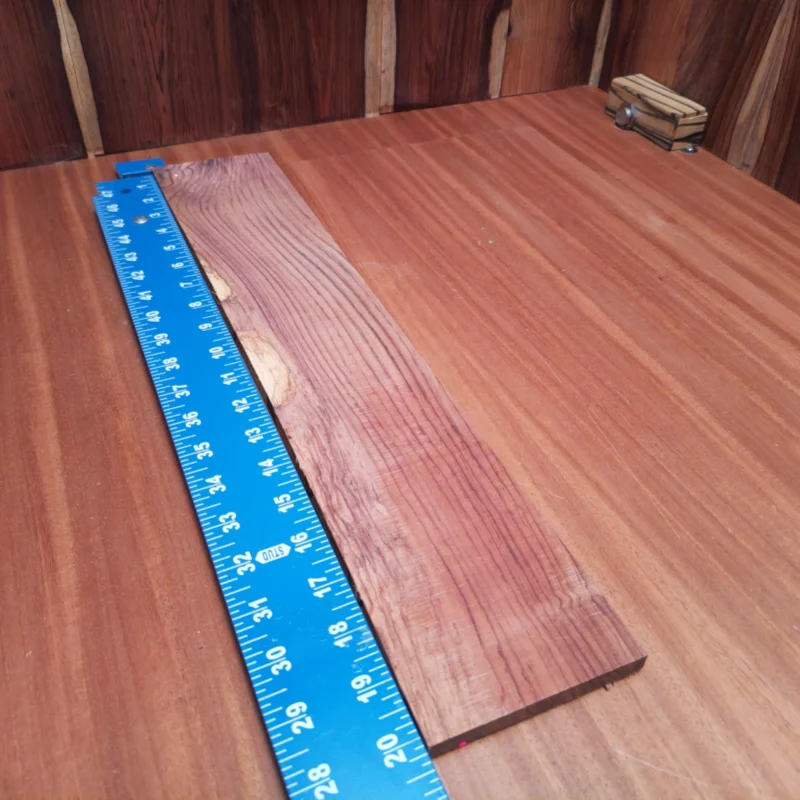 Elevate your instrument crafting with this premium Honduran Rosewood blank. Perfectly suited for luthiers, its rich, resonant tone and lovely finish will enhance any acoustic creation. The fine grain and durability ensure that your fingerboards will stand the test of time while providing an outstanding playability experience for musicians. Transform your vision into reality with this exquisite piece of wood tailored for serious builders. It is a Honduran Rosewood Acoustic Rift Sawn fingerboard blank with dimensions of 20.3 x 3.8 x 0.4 inches.