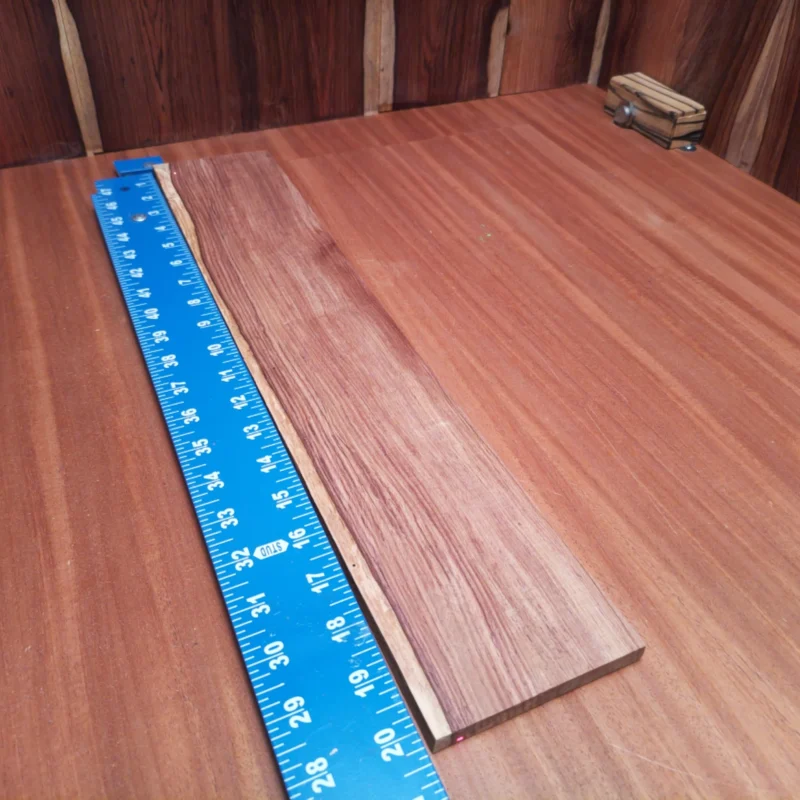 Get ready to elevate your luthier craft with this Honduran Rosewood fingerboards blank. Perfectly rift sawn and dimensioned to provide excellent tonal quality and superior playability, this premium blank ensures a luxurious touch and beautiful aesthetics on any acoustic instrument. Whether you're building a masterpiece or upgrading an existing piece, this fingerboard will enhance your sound and instrument quality with style. It is a Honduran Rosewood Acoustic Rift Sawn fingerboard blank with dimensions of 20.3 x 3.8 x 0.4 inches.