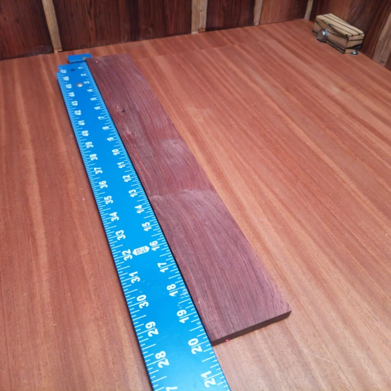 Fingerboard Blanks 134 Elevate your next build with this high-quality Honduran rosewood fingerboard blank. Known for its striking grain patterns and rich tonal qualities, this rift-sawn piece provides the perfect foundation for your acoustic instruments. Its ideal dimensions make it incredibly versatile for luthiers seeking to create exceptional fingerboards that resonate beautifully with every note. It is a Honduran Rosewood Acoustic Rift Sawn fingerboard blank with dimensions of 20.0 x 2.8 x 0.4 inches.