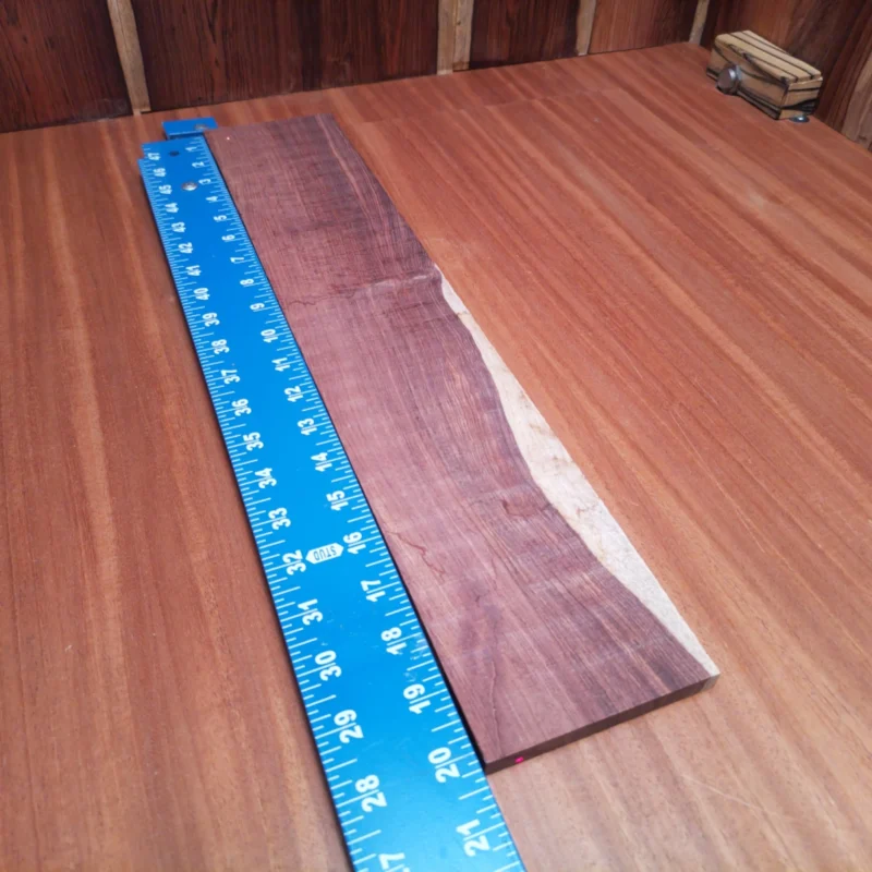 Crafted from premium Honduran Rosewood, this fingerboards blank delivers rich tone and resonance. Ideal for luthiers seeking a reliable base for acoustic instruments, its rift sawn shape ensures stability and consistency. Elevate your next project with a material that balances beauty and craftsmanship. Perfect for creating an instrument that sounds as good as it looks! It is a Honduran Rosewood Acoustic Rift Sawn fingerboard blank with dimensions of 20.1 x 3.8 x 0.3 inches.