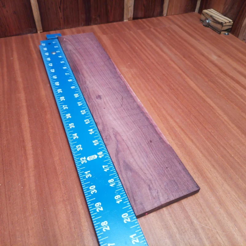 Crafted from premium Honduran Rosewood, this fingerboard blank offers a rich tonal quality that elevates any acoustic instrument. Perfect for luthiers, its beautiful grain and solid durability promise both aesthetic appeal and longevity. Shape, sand, and finish to your liking—this is the ideal canvas for your next masterpiece! Unlock your creativity and let this stunning piece enhance your builds with ease. It is a Honduran Rosewood Acoustic Rift Sawn fingerboard blank with dimensions of 20.0 x 3.7 x 0.4 inches.