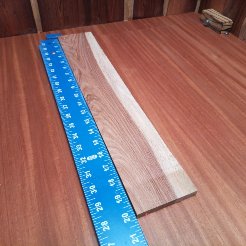Elevate your craftsmanship with this Honduran Rosewood blank, ideal for creating stunning acoustic instruments. With its beautiful grain and natural tonal qualities, this rift sawn wood will enhance sound projection and resonance. Luthiers will appreciate its durability and elegance, making it the perfect choice for high-quality guitar builds or other stringed instruments. Transform your musical vision into reality with this premium wood. It is a Honduran Rosewood Acoustic Rift Sawn fingerboard blank with dimensions of 20.0 x 3.5 x 0.4 inches.