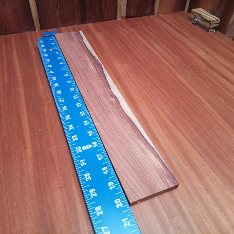Crafted from premium Honduran Rosewood, this acoustic fingerboard blank promises an unparalleled tonal quality. Its rift sawn cut ensures stable grain, allowing for precise craftsmanship. Ideal for luthiers seeking to enhance their instruments with visually stunning wood, this blank not only looks great but also provides excellent warmth and resonance, turning any guitar into a soulful work of art. Get ready to shape your next masterpiece! It is a Honduran Rosewood Acoustic Rift Sawn fingerboard blank with dimensions of 20.2 x 3.0 x 0.4 inches.