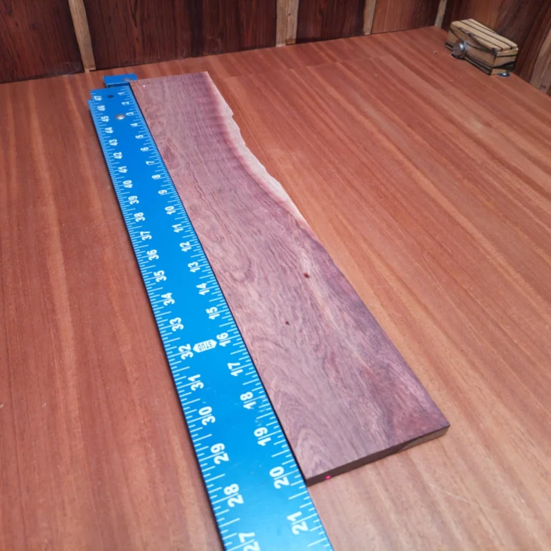 Fingerboard Blanks 63 Embrace the craftsmanship of lutherie with this premium Honduran rosewood blank. Perfect for acoustic instruments, it boasts a stunning grain pattern and remarkable tonal qualities. Whether you’re creating a new guitar or restoring an old one, this rift sawn piece offers durability and vibrancy. Shape your sound with this go-to choice for luthiers seeking the very best. Elevate your artistry with this versatile, high-quality blank that is built for innovation. It is a Honduran Rosewood Acoustic Rift Sawn fingerboard blank with dimensions of 20.2 x 3.7 x 0.3 inches.