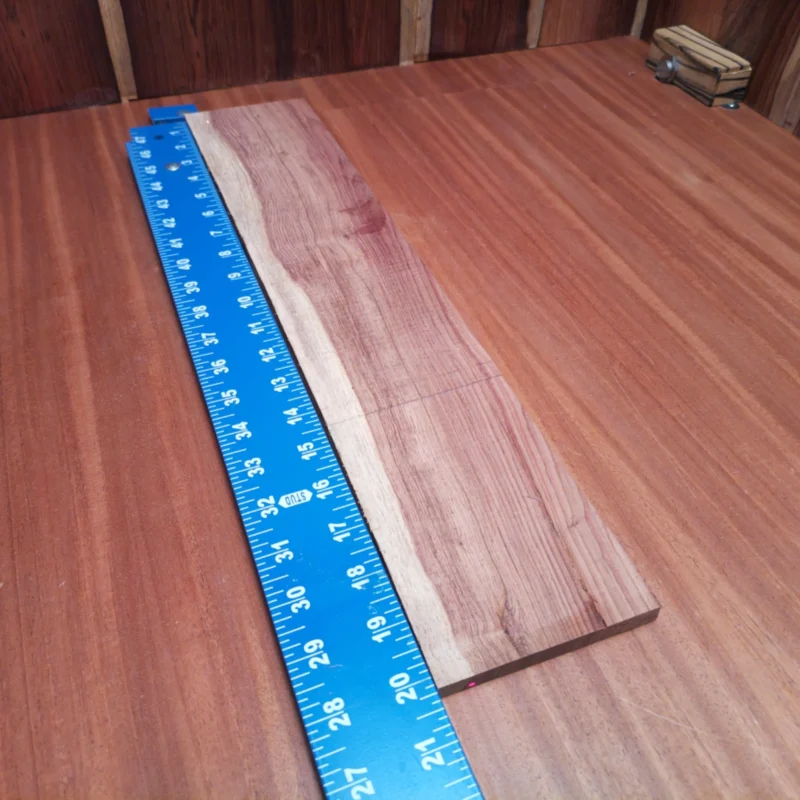 Unlock your creativity with this premium Honduran Rosewood fingerboards blank. Ideal for luthiers, its stunning grain pattern and rich color promise to elevate any acoustic project. Durable and resonant, this blank will help you craft beautifully sounding instruments that musicians will love. Ready to make a mark in the acoustic scene? Let's get shaping! It is a Honduran Rosewood Acoustic Rift Sawn fingerboard blank with dimensions of 20.3 x 4.0 x 0.4 inches.