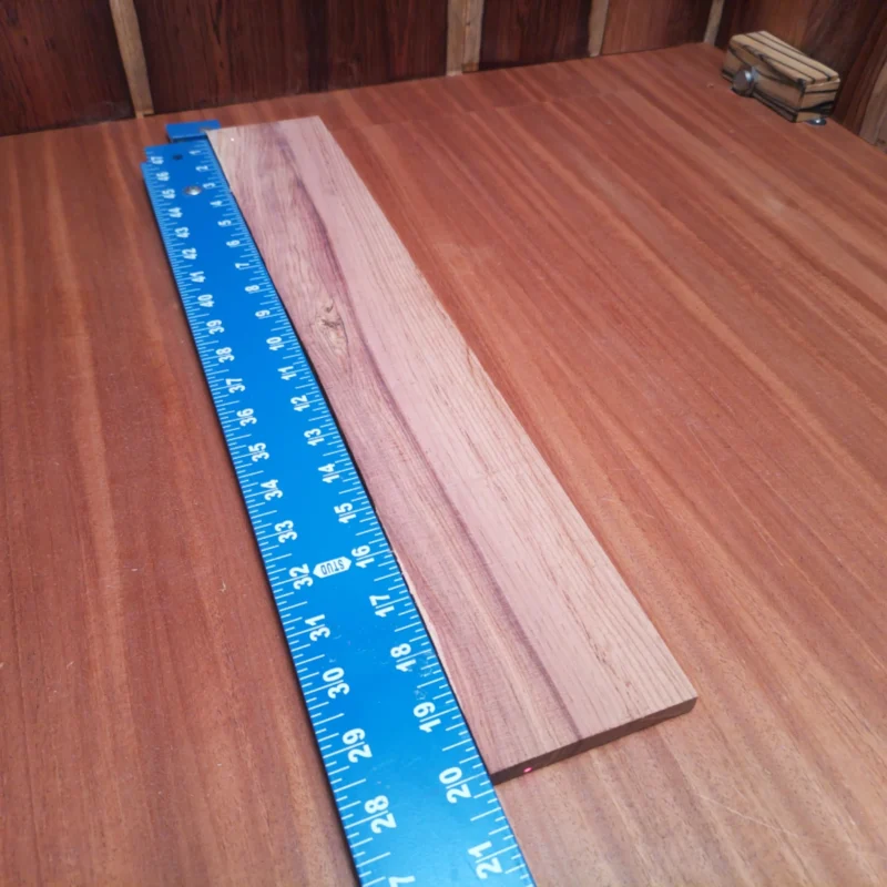 Unlock your creativity with this Honduran Rosewood acoustic fingerboard blank. Crafted from premium rift sawn wood, it promises durability while delivering a rich, resonant tone. Perfect for luthiers aiming to create exceptional instruments, this blank is not just a surface; it's a canvas for your artistry. Whether you're a pro or a beginner, your guitar projects will truly flourish with this high-quality material at hand. It is a Honduran Rosewood Acoustic Rift Sawn fingerboard blank with dimensions of 20.0 x 3.2 x 0.4 inches.