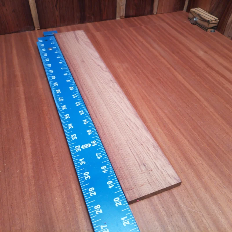 Elevate your instrument crafting with our Honduran Rosewood blank. Crafted for tonal excellence, this fingerboards blank offers luthiers a vibrant and warm sound profile, ensuring your creations resonate beautifully. Its durable quality and stunning grain patterns make it not just functional but also a visually striking addition to your workshop. Whether you’re a seasoned luthier or a passionate hobbyist, this blank is your ticket to creating beautiful music. It is a Honduran Rosewood Acoustic Rift Sawn fingerboard blank with dimensions of 20.2 x 3.3 x 0.4 inches.