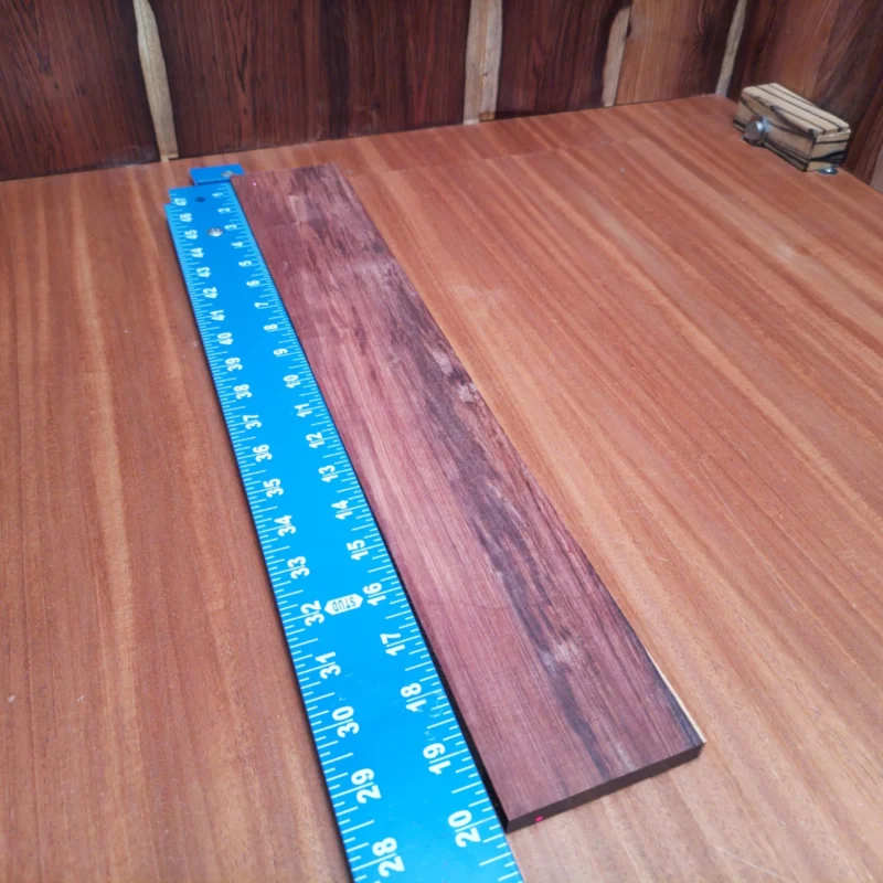 Elevate your stringed instruments with this Honduran Rosewood blank. Perfect for luthiers, its rift sawn design ensures consistent tonal quality and stunning aesthetics. Crafted with precision, this fingerboard will enhance playability and resonance, making each strum a joy. With its natural beauty and durability, it’s a must-have for your next project! It is a Honduran Rosewood Acoustic Rift Sawn fingerboard blank with dimensions of 20.1 x 3.3 x 0.4 inches.
