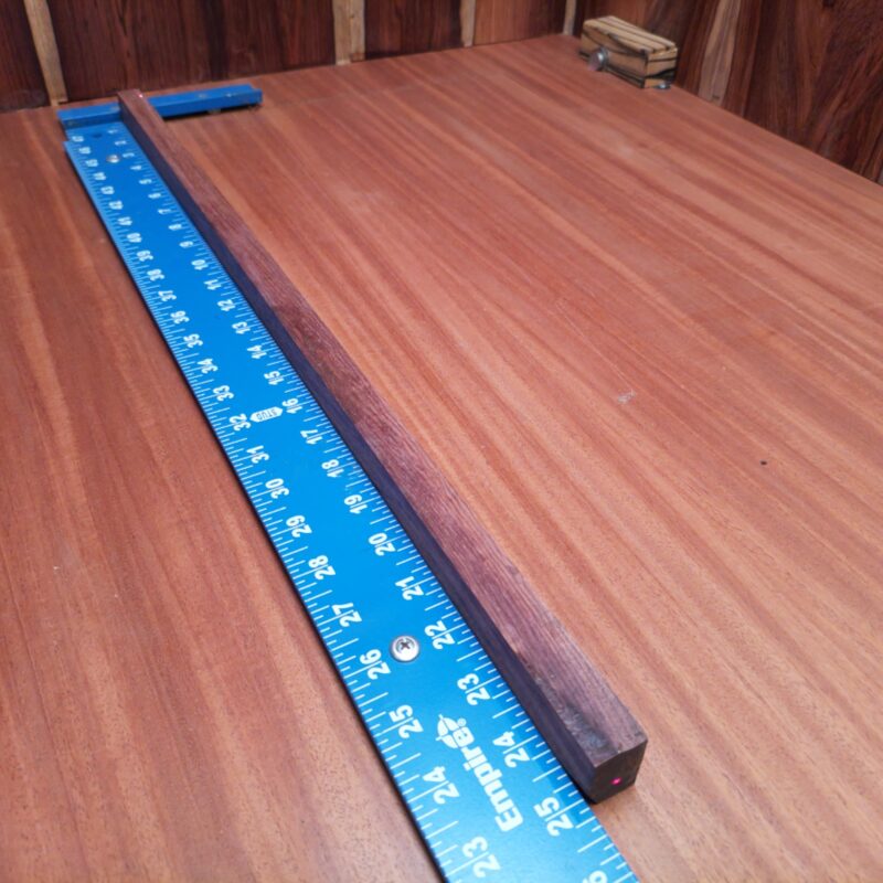 Honduran Rosewood 0.6" X 1.1" X 25.0" Wood Blank for Woodworking Projects - HRDL001072 7 Unlock the potential of Honduran Rosewood with incredible applications! Picture custom drawer pulls that wow your guests, elegant picture frames that elevate your decor, and unique jewelry boxes for your treasures. Being artsy with decorative inlay pieces or just cozying up with handcrafted wooden spoons – it's all possible. Why settle for ordinary when you can do extraordinary woodwork? This piece of Honduran Rosewood measures 0.6 inches by 1.1 inches by 25.0 inches, offering a high-quality option for a variety of woodworking projects.