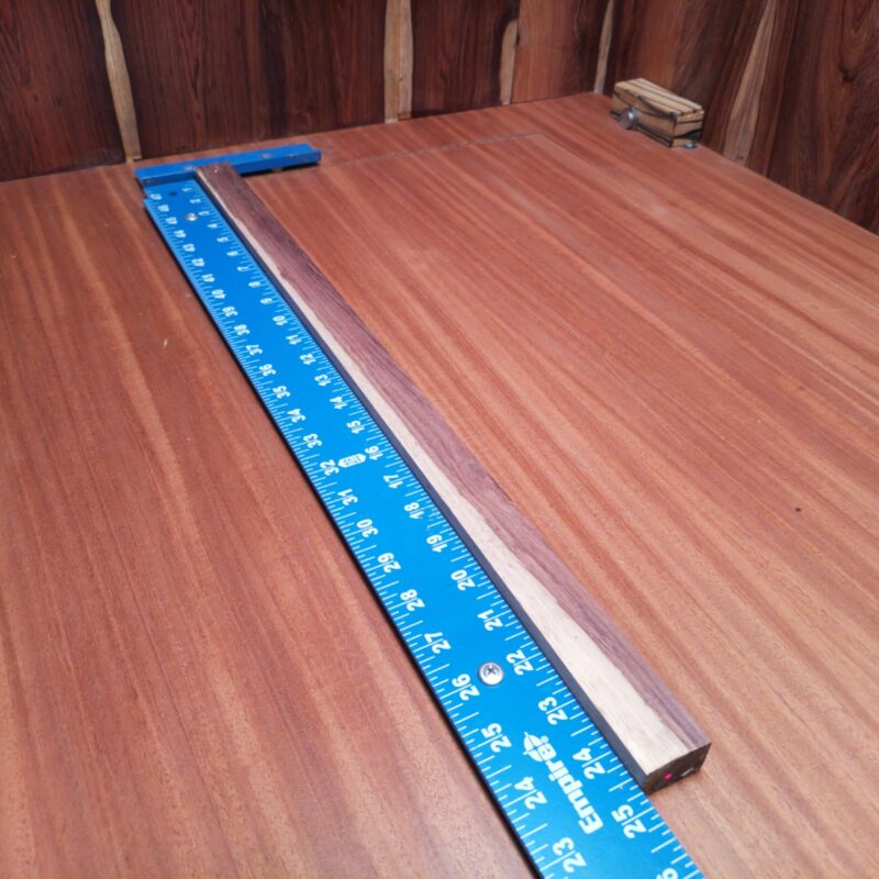 Honduran Rosewood 0.7" X 1.1" X 24.5" Wood Blank for Woodworking Projects - HRDL001107 6 With a piece of Honduran Rosewood, your creativity can flow like a well-aged whiskey! Picture this: turning it into an elegant guitar neck, crafting high-end drawer pulls, or even creating a luxury pendant light. The possibilities are endless, from unique wine stoppers to bespoke table legs - your imagination is the only limit. This piece of Honduran Rosewood measures 0.7 inches by 1.1 inches by 24.5 inches, offering a high-quality option for a variety of woodworking projects.