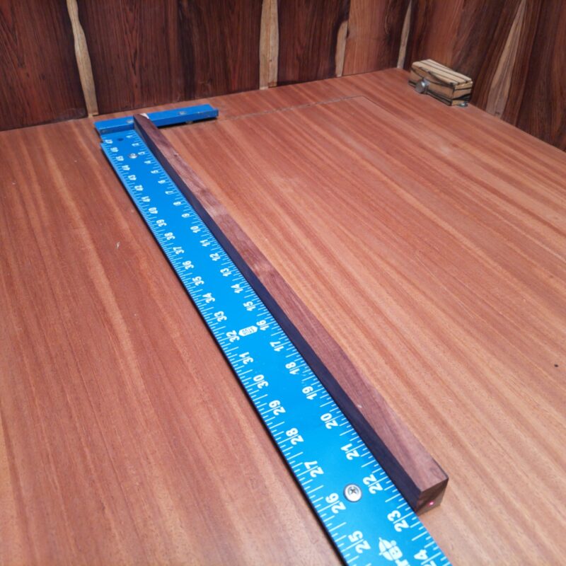 This Honduran Rosewood is truly versatile! With just one piece, you can create custom knife handles, artistic lamp bases, elegant table legs, and even bespoke coasters! It's perfect for those who want to add a touch of luxury to their crafting projects. Why settle for ordinary when you can have extraordinary? Get ready to turn your ideas into beautiful realities! This piece of Honduran Rosewood measures 0.9 inches by 0.5 inches by 22.7 inches, offering a high-quality option for a variety of woodworking projects.