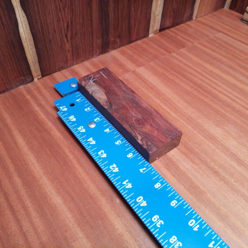 With this gorgeous piece of Honduran Rosewood, you can craft anything from a luxury knife handle to elegant coasters. Imagine high-end guitar fingerboards and custom drawer pulls just waiting for your inspiration! Go ahead and transform it into an exquisite picture frame or a decorative wall art, because who doesn’t love a DIY project that impresses friends? This piece of Honduran Rosewood measures 1.1 inches by 2.0 inches by 6.7 inches, offering a high-quality option for a variety of woodworking projects.