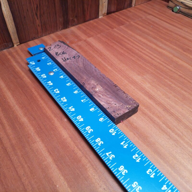 Dimensional Lumber 147 Unleash creativity with Honduran Rosewood! Imagine crafting a stylish tablet stand, a unique chess piece and a gorgeous personalized picture frame. This fine wood can take your drab desk into a chic workstation with dual coasters and an elegant pen body. Every piece tells a story, whether it’s a whimsical wall hanging or a classy keychain! This piece of Honduran Rosewood measures 0.8 inches by 1.8 inches by 9.6 inches, offering a high-quality option for a variety of woodworking projects.