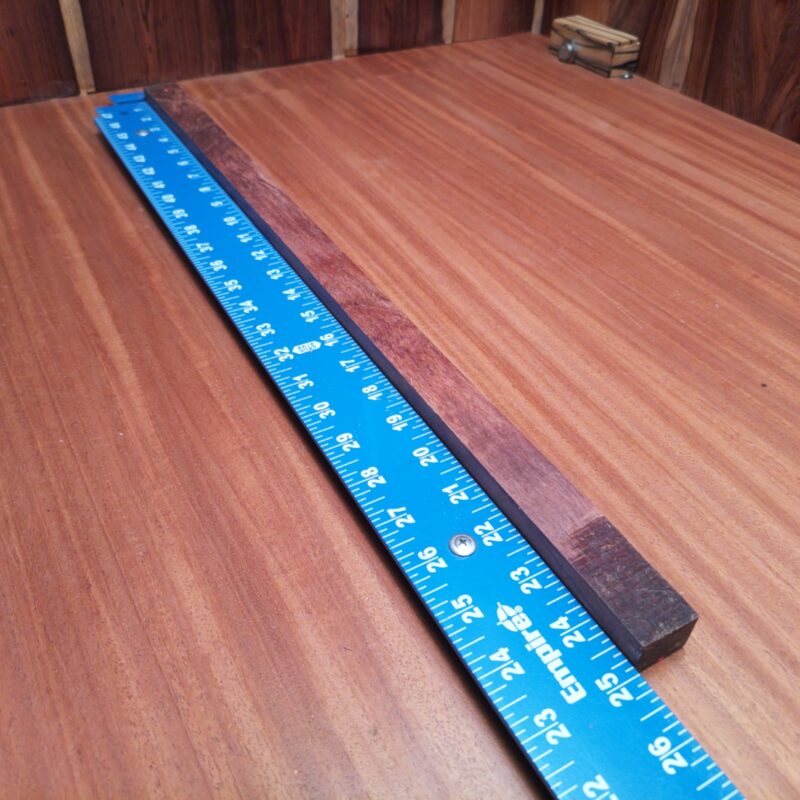 Dimensional Lumber 138 With a piece of Honduran Rosewood, the possibilities are endless! Transform it into elegant guitar necks, custom knife handles, or even unique curtain tiebacks. You can craft a beautiful artisan serving tray or even chic salad tongs that will impress your dinner guests. Let’s just say this wood has a talent for turning heads—or, in this case, ‘turning’ into anything stylish! This piece of Honduran Rosewood measures 0.7 inches by 1.1 inches by 24.7 inches, offering a high-quality option for a variety of woodworking projects.