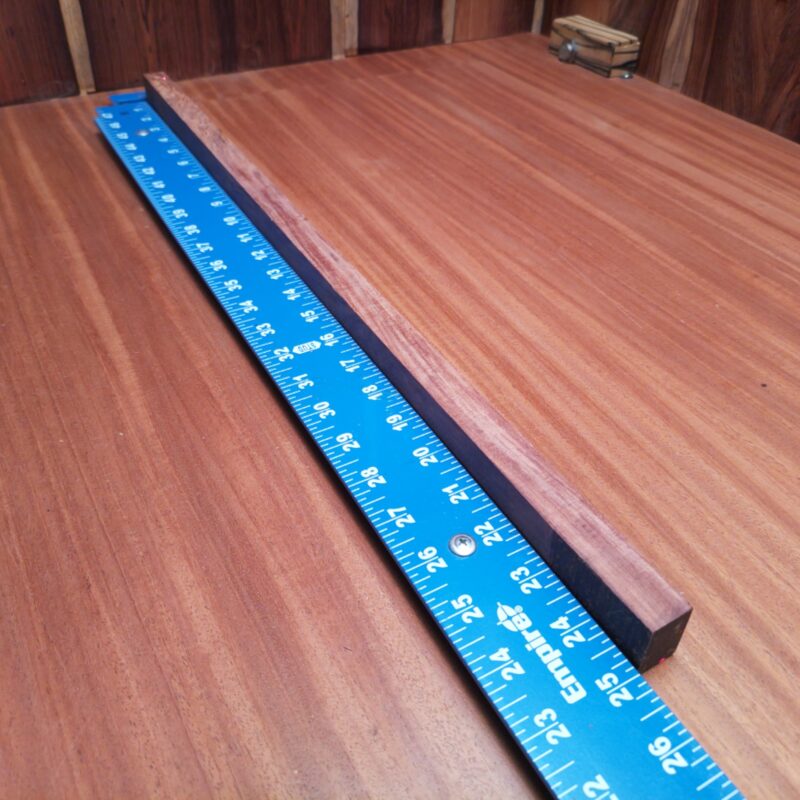 Honduran Rosewood 0.7" X 1.1" X 24.7" Wood Blank for Woodworking Projects - HRDL001134 7 With a piece of Honduran Rosewood, the possibilities are endless! Transform it into elegant guitar necks, custom knife handles, or even unique curtain tiebacks. You can craft a beautiful artisan serving tray or even chic salad tongs that will impress your dinner guests. Let’s just say this wood has a talent for turning heads—or, in this case, ‘turning’ into anything stylish! This piece of Honduran Rosewood measures 0.7 inches by 1.1 inches by 24.7 inches, offering a high-quality option for a variety of woodworking projects.