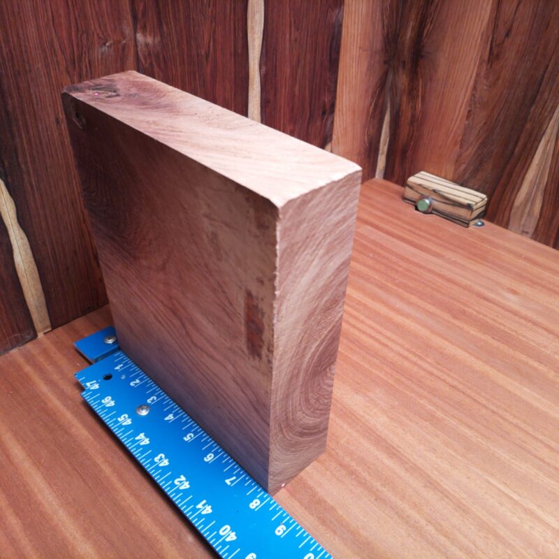 Honduran Rosewood 2.4" X 9.3" X 8.4" Wood Blank for Woodworking Projects - HRDL001150 7 Using Honduran Rosewood, you can create luxurious coasters, a stylish tablet stand, or a custom knife handle that impresses your cooking friends! This rich wood adds sophistication to a decorative bowl or serves as an elegant picture frame, perfect for showcasing your finest memories. Who knew so much elegance could come from one piece of wood? This piece of Honduran Rosewood measures 2.4 inches by 9.3 inches by 8.4 inches, offering a high-quality option for a variety of woodworking projects.
