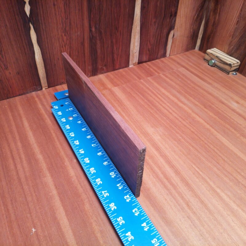 Honduran Rosewood 0.2" X 4.6" X 11.9" Wood Blank for Woodworking Projects - HRDL001165 5 With a dash of Honduran Rosewood, you can craft luxurious coasters and high-end guitar neck bindings while flaunting custom knife handles! Get creative with decorative wall art and make those boring keychains something to remember! It’s like popping confetti at a woodworkers' party—everyone loves it! This piece of Honduran Rosewood measures 0.2 inches by 4.6 inches by 11.9 inches, offering a high-quality option for a variety of woodworking projects.