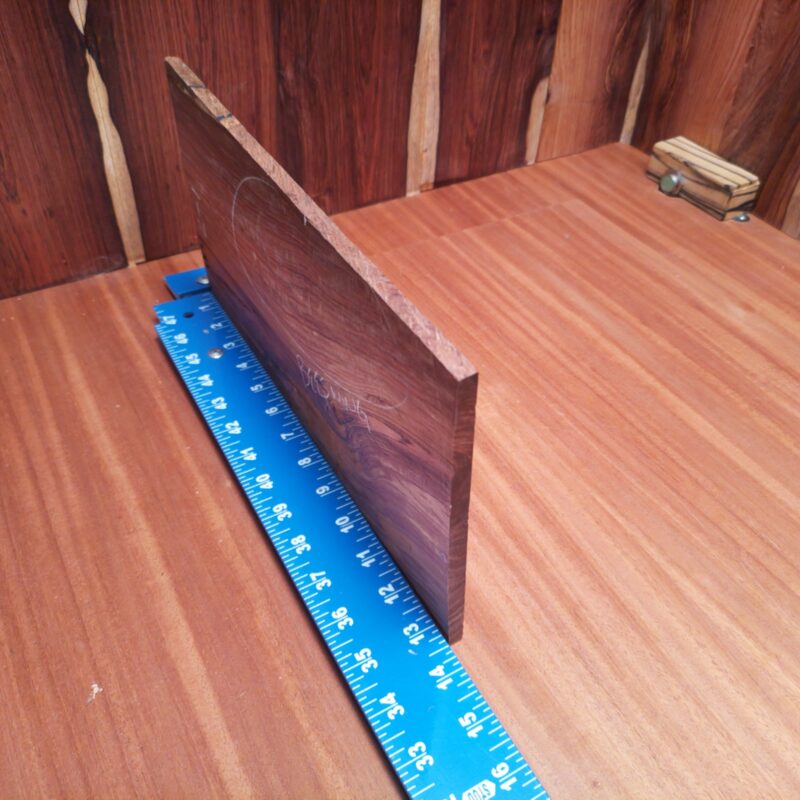 With Honduran Rosewood's charm, you can create a custom guitar pick or an elegant wine stopper. Picture your friends admiring handcrafted picture frames amidst premium coasters. Forget boring gifts—this wood transforms into luxurious bookmarks and stylish coat hooks that might just outperform your puns at parties! This piece of Honduran Rosewood measures 0.3 inches by 7.0 inches by 13.0 inches, offering a high-quality option for a variety of woodworking projects.